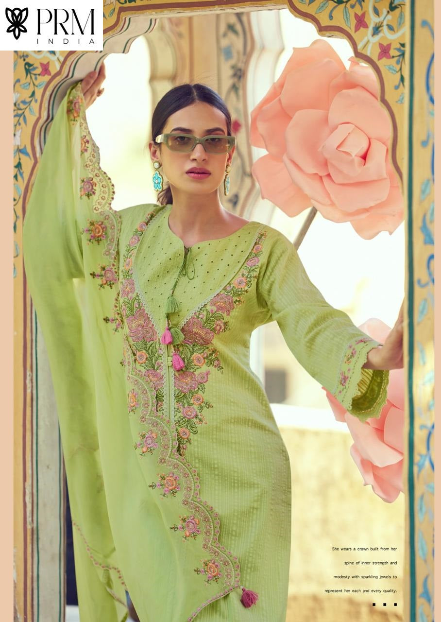 Eden Rose Prm India Cotton Readymade Pant Style Suits Manufacturer Gujarat