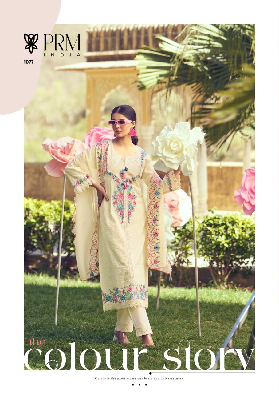 Eden Rose Prm India Cotton Readymade Pant Style Suits Manufacturer Gujarat