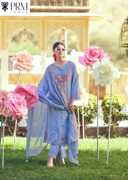 Eden Rose Prm India Cotton Readymade Pant Style Suits Manufacturer Gujarat