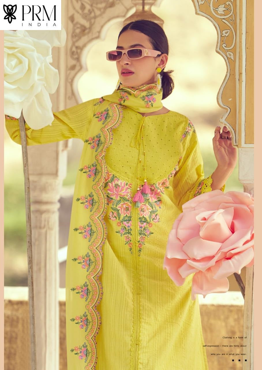 Eden Rose Prm India Cotton Readymade Pant Style Suits Manufacturer Gujarat