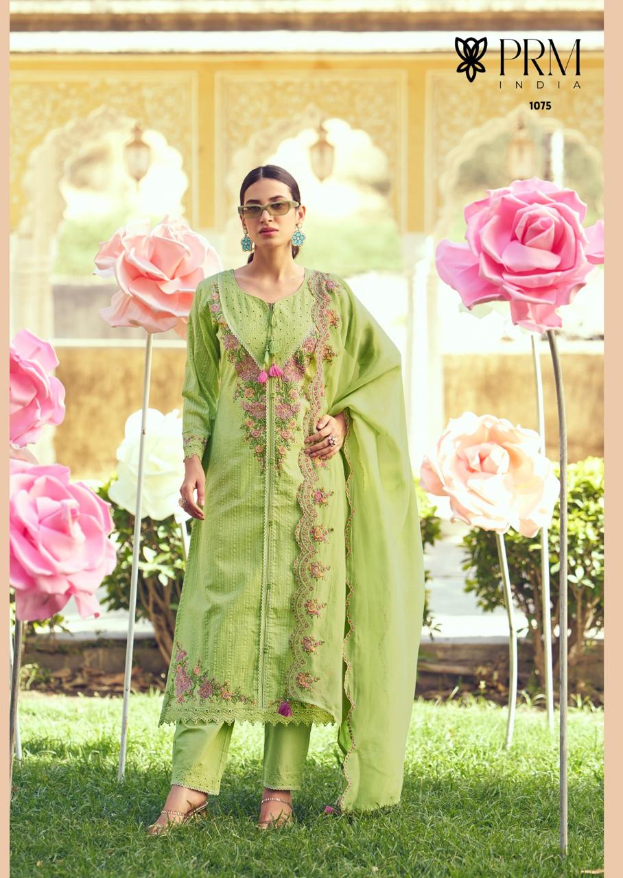 Eden Rose Prm India Cotton Readymade Pant Style Suits Manufacturer Gujarat