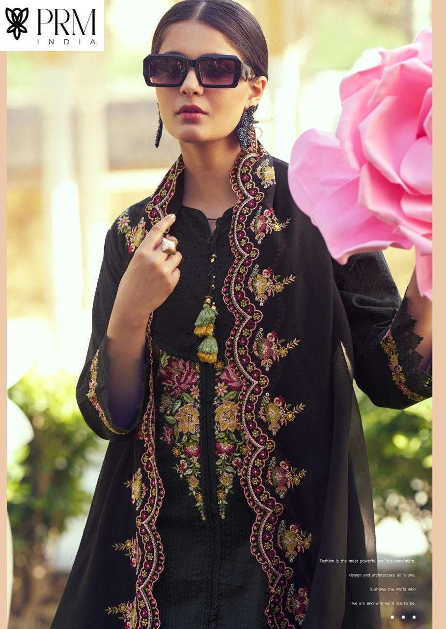 Eden Rose Prm India Cotton Readymade Pant Style Suits Manufacturer Gujarat