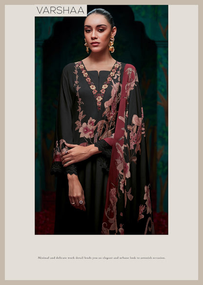 Eden Varsha Fashions Viscose Muslin Pant Style Suits Supplier India