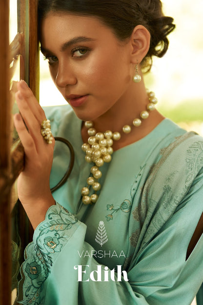 Edith Varshaa Muslin Pant Style Suits Supplier Gujarat