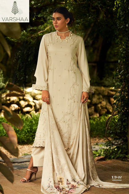 Edith Varshaa Muslin Pant Style Suits Supplier Gujarat