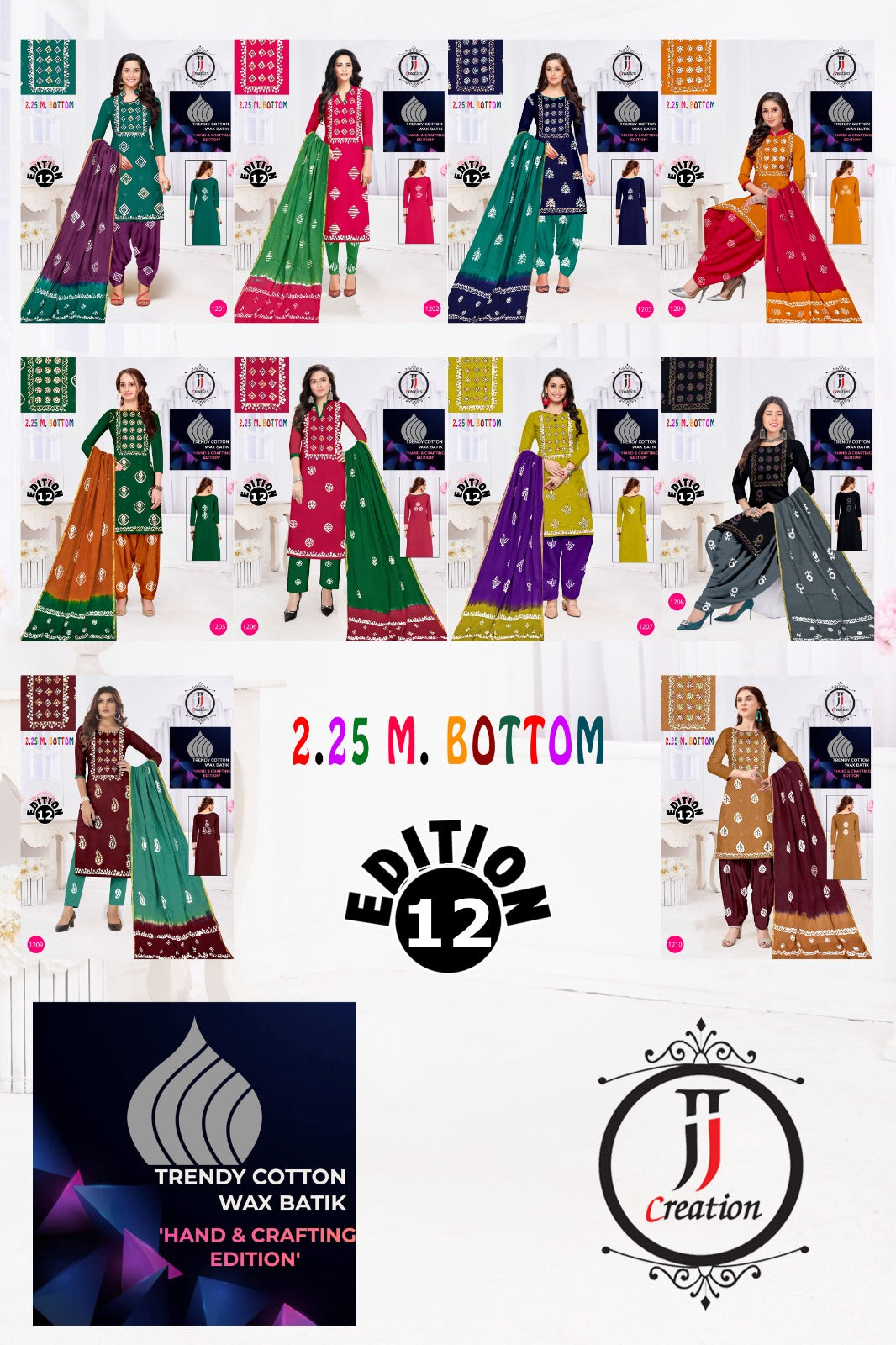 Edition 12 Jj Wax Batik Salwar Suits Exporter Ahmedabad