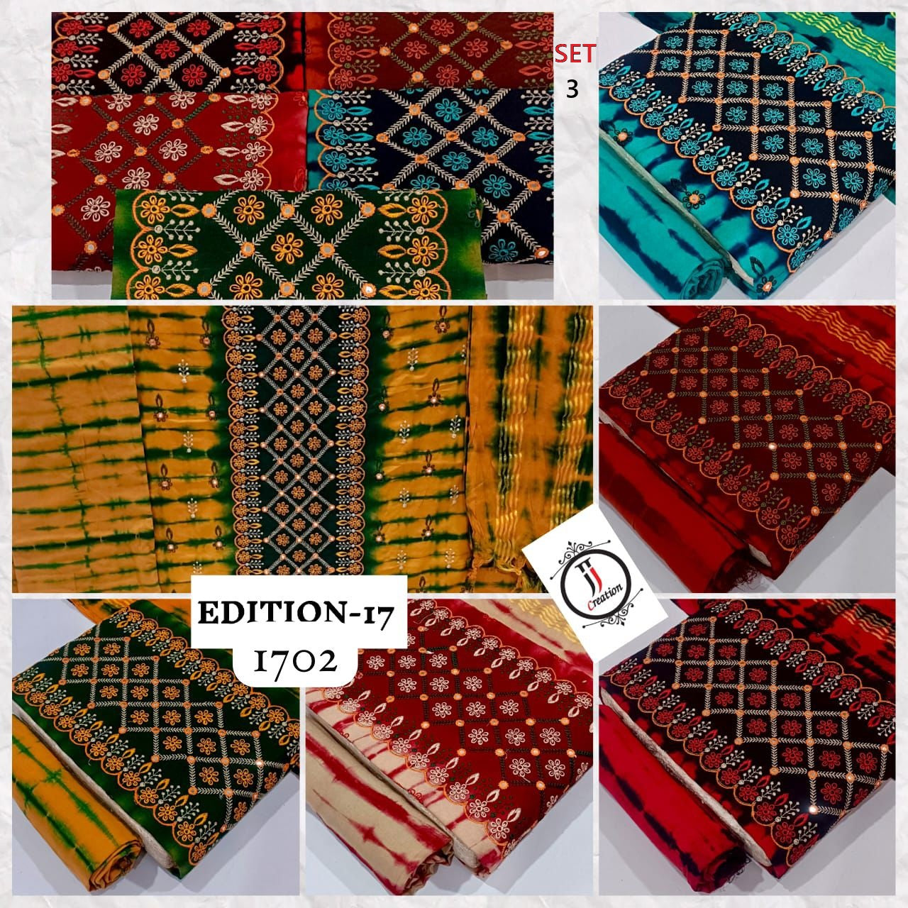 Edition 17 Jj Rayon 14Kg Salwar Suits Wholesaler Gujarat