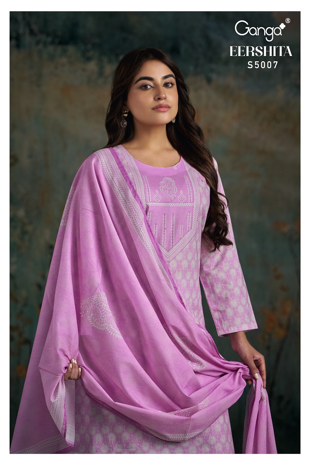 Eershita S5007 Ganga Cotton Plazzo Style Suits Exporter India