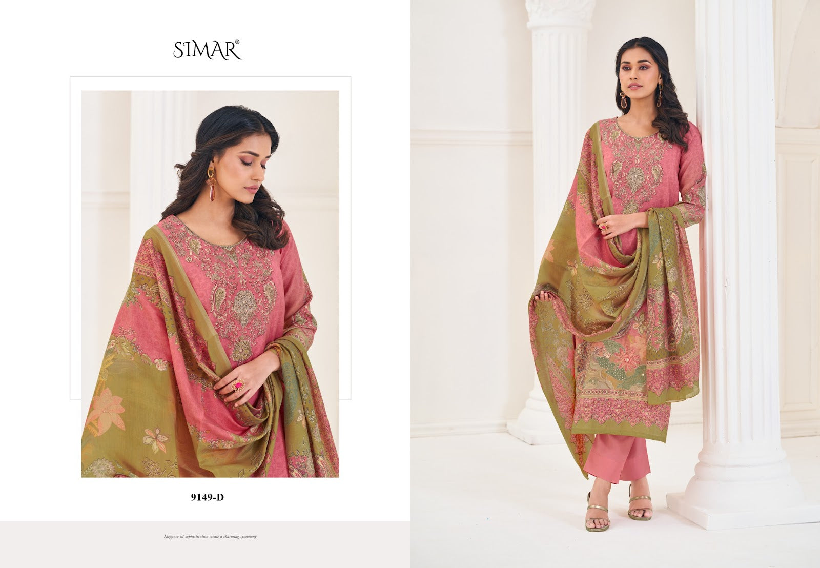 Eesha Simar Muslin Pant Style Suits Wholesaler India