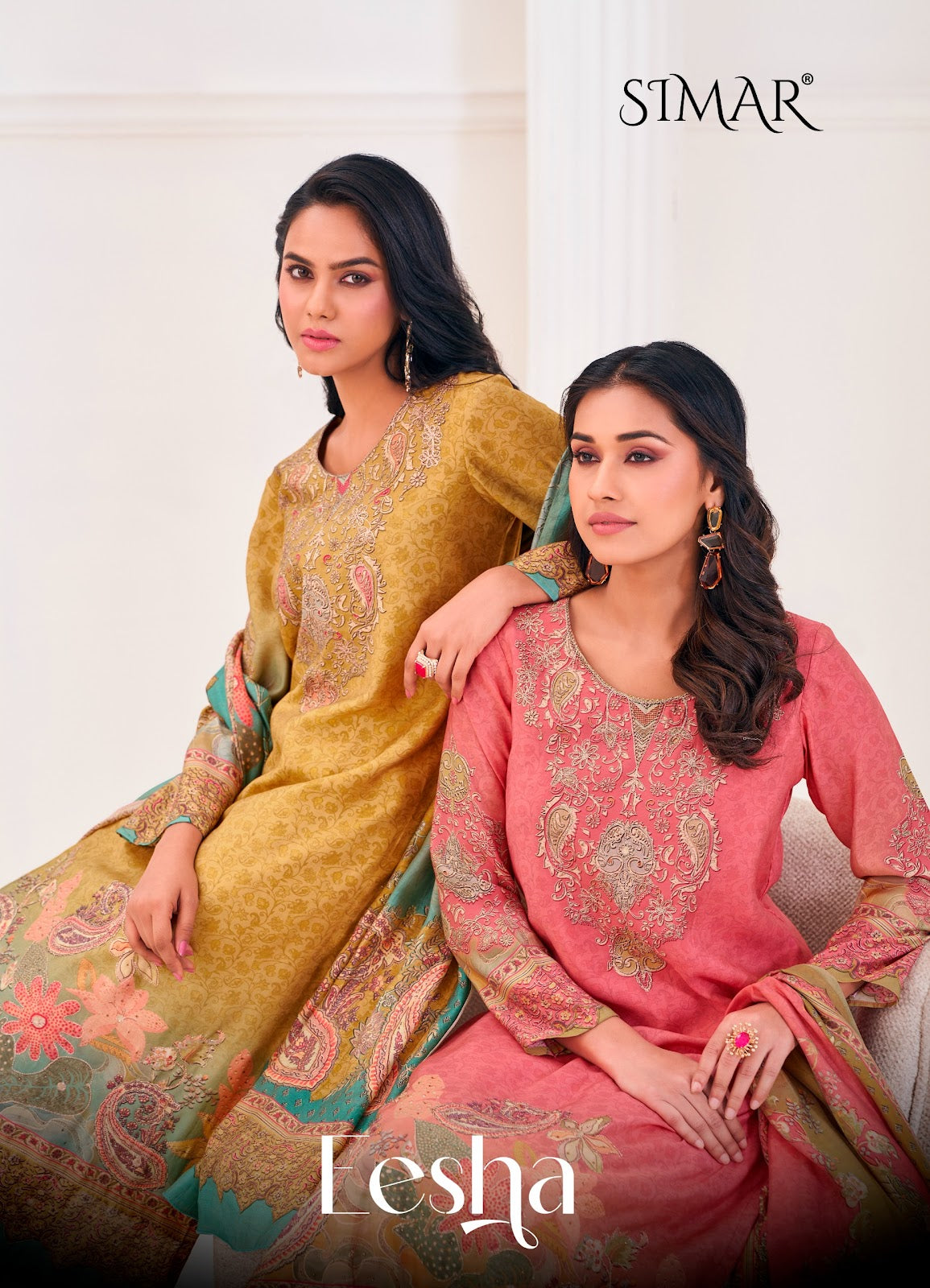 Eesha Simar Muslin Pant Style Suits Wholesaler India