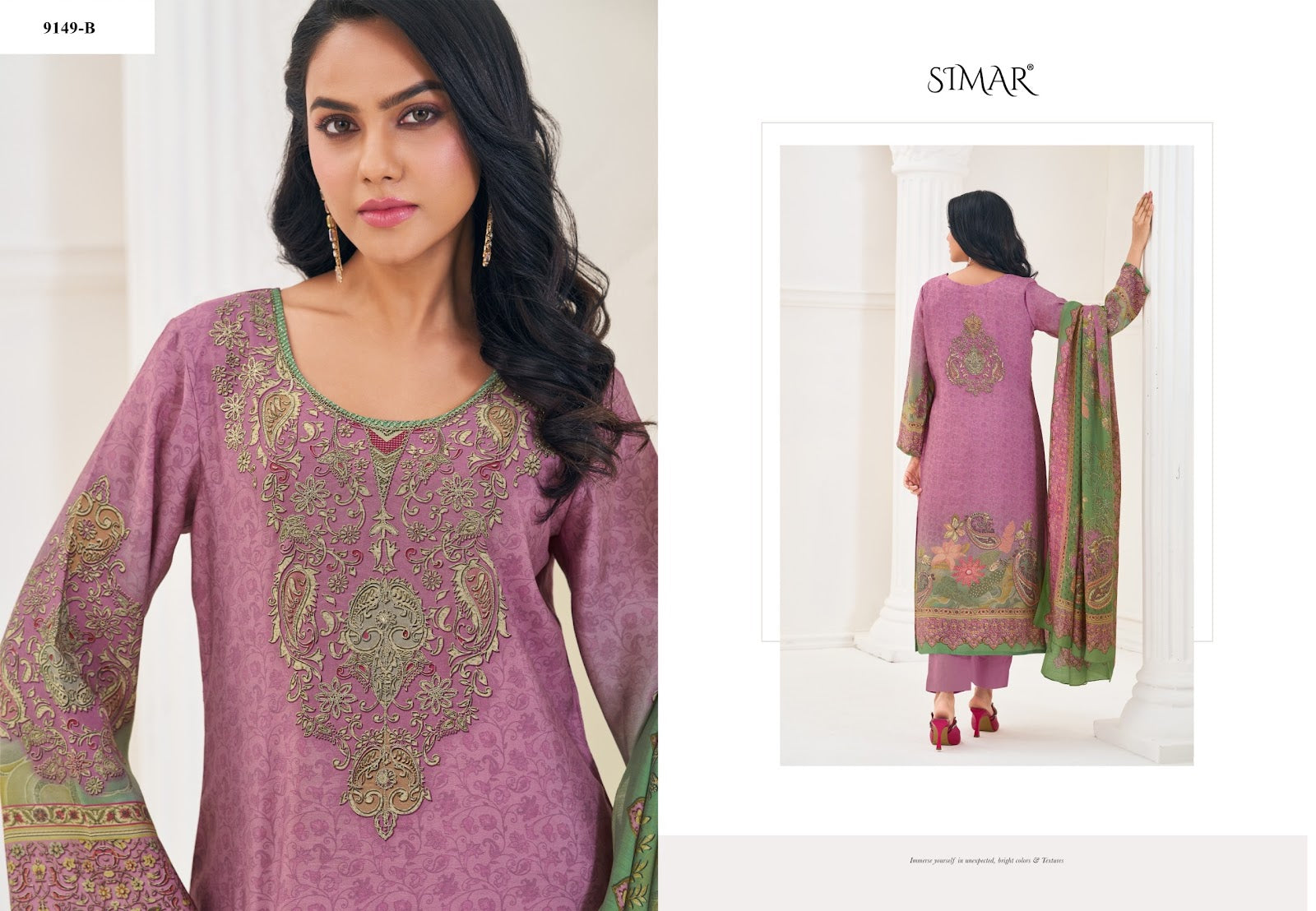 Eesha Simar Muslin Pant Style Suits Wholesaler India