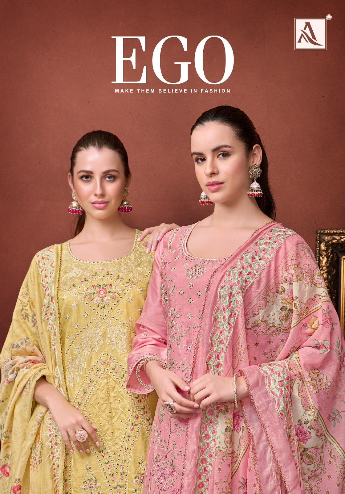 Ego Alok Zam Cotton Karachi Salwar Suits Wholesale Price