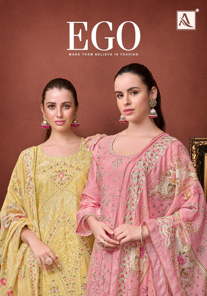 Ego Alok Zam Cotton Karachi Salwar Suits Wholesale Price