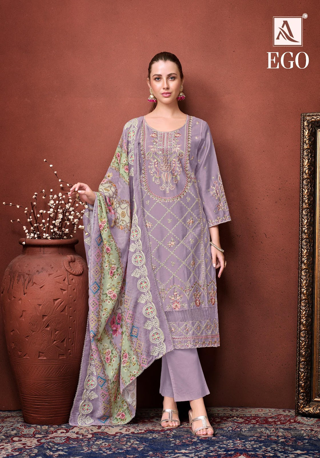 Ego Alok Zam Cotton Karachi Salwar Suits Wholesale Price