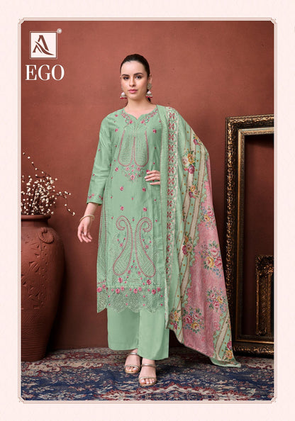 Ego Alok Zam Cotton Karachi Salwar Suits Wholesale Price