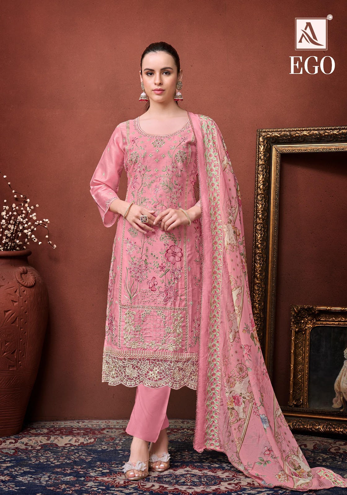 Ego Alok Zam Cotton Karachi Salwar Suits Wholesale Price