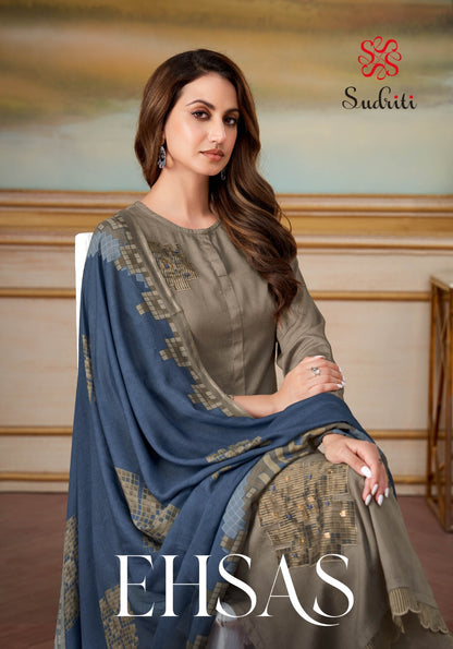 Ehsas Sudriti Sahiba Cosmos Pant Style Suits Wholesale Price