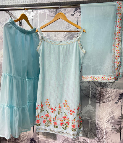 Eilish Vol 1 Md Lifestyle Georgette Readymade Sharara Suits Manufacturer Ahmedabad