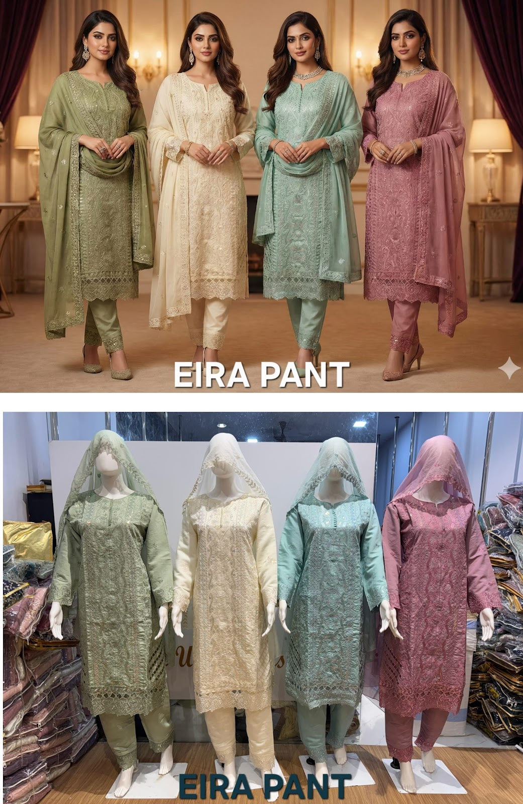 Eira Pant Safa Creation Roman Silk Pakistani Readymade Suits Manufacturer Gujarat