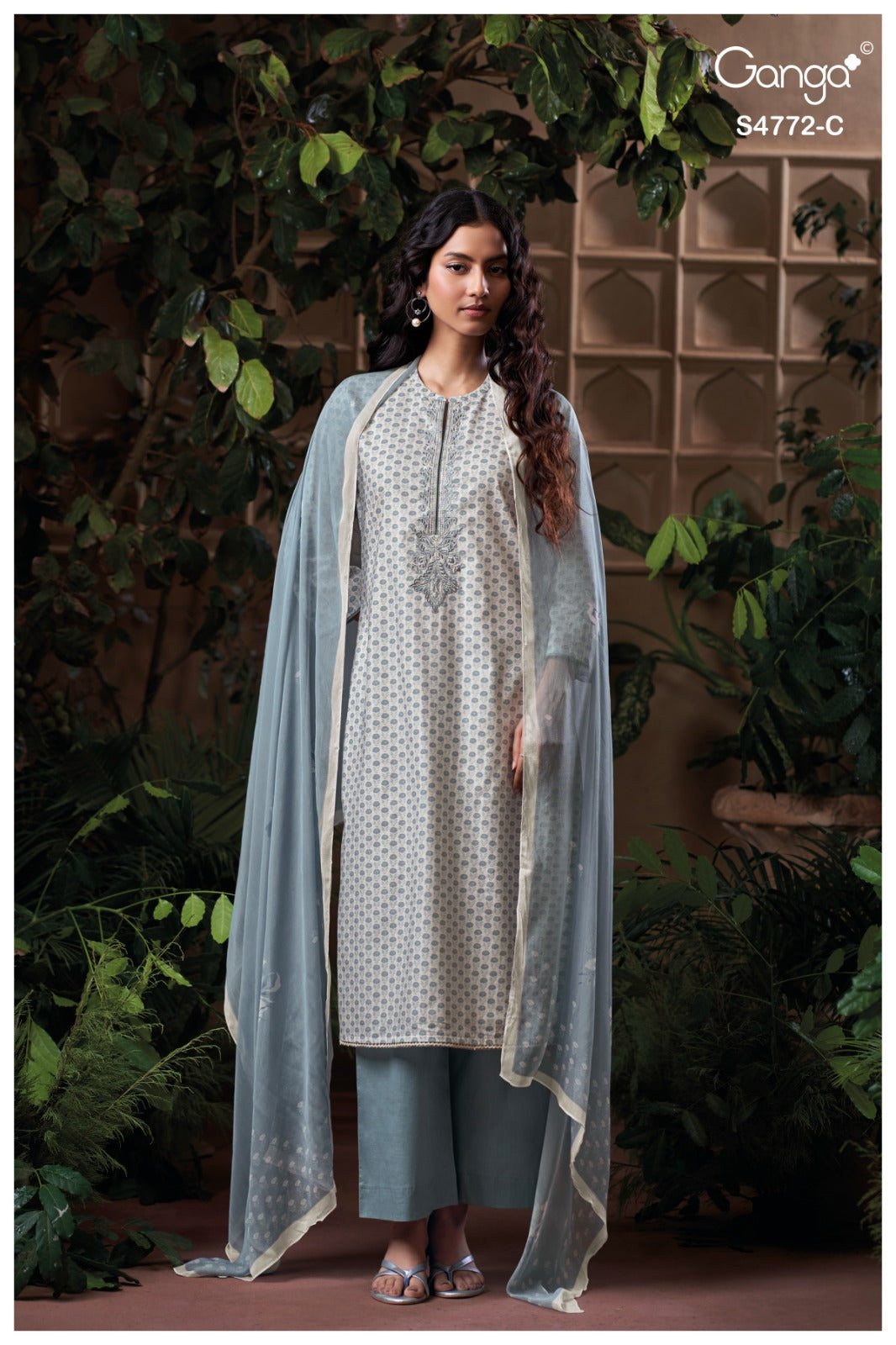 Eirelia 4772 Ganga Cotton Pant Style Suits Wholesale