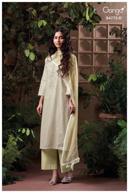 Eirelia 4772 Ganga Cotton Pant Style Suits Wholesale