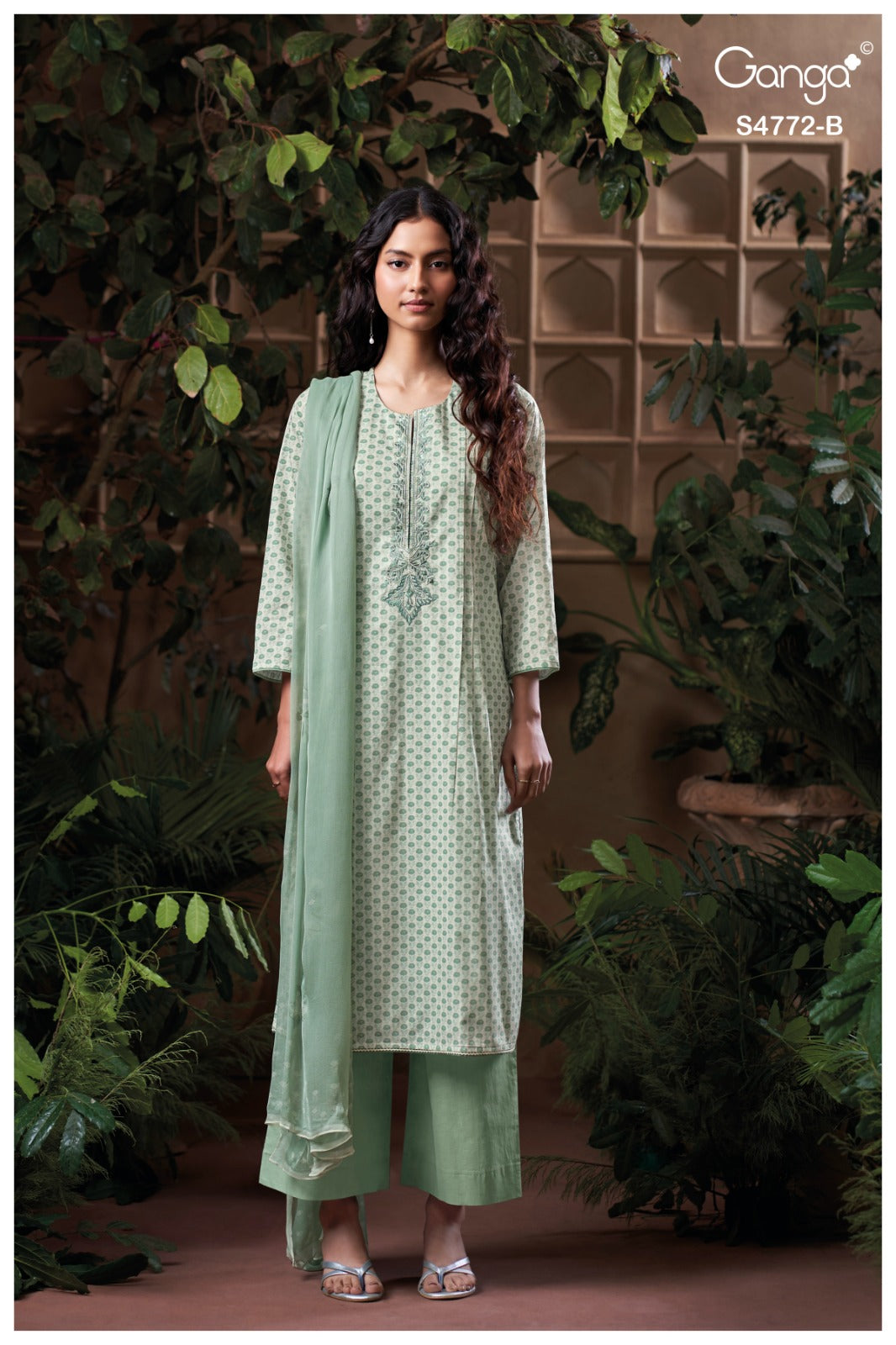 Eirelia 4772 Ganga Cotton Pant Style Suits Wholesale