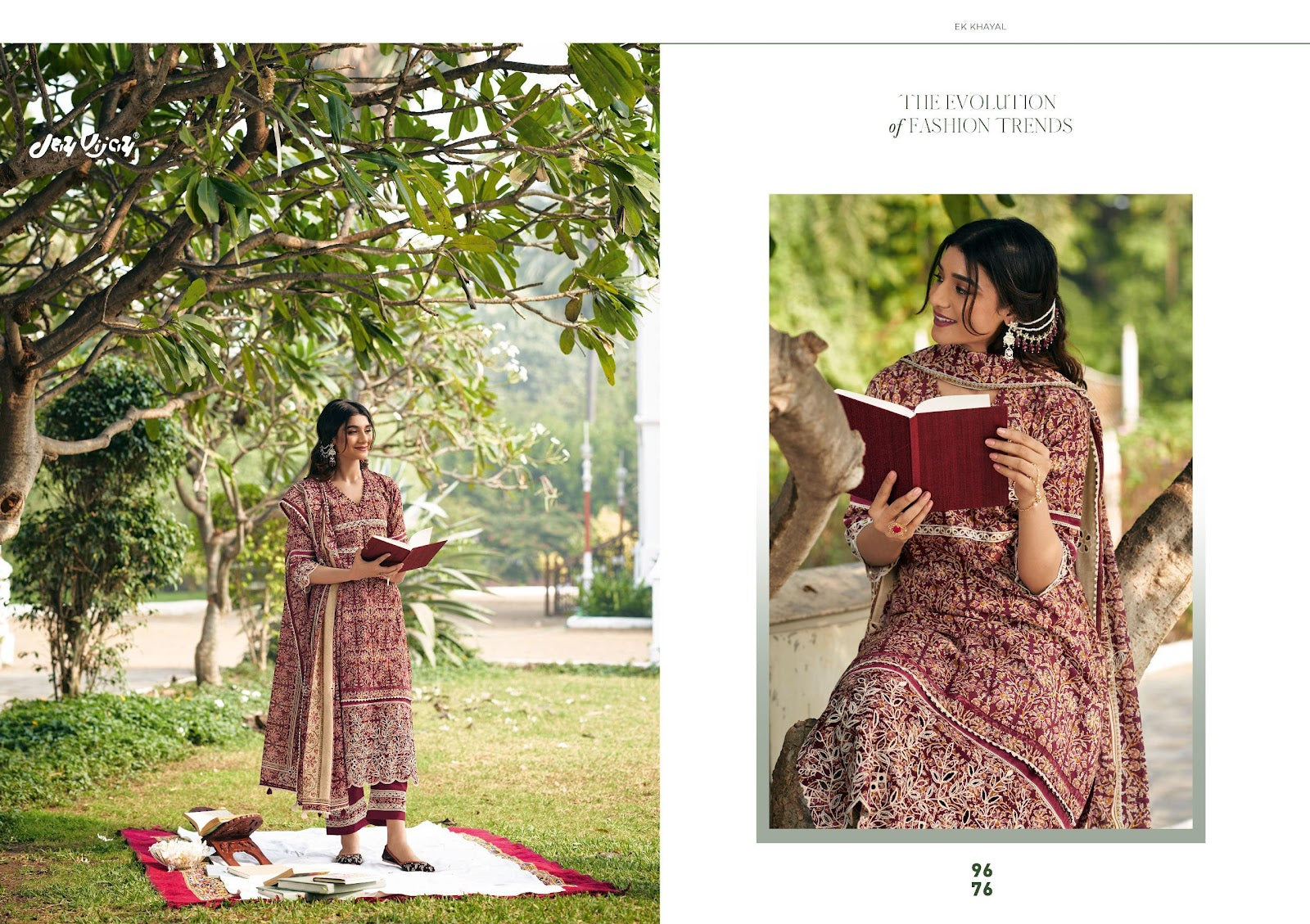 Ek Khayal Jay Vijay Cotton Pant Style Suits Wholesale Price