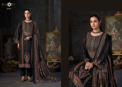Ek Safar Kilory Viscose Pashmina Suits Wholesale