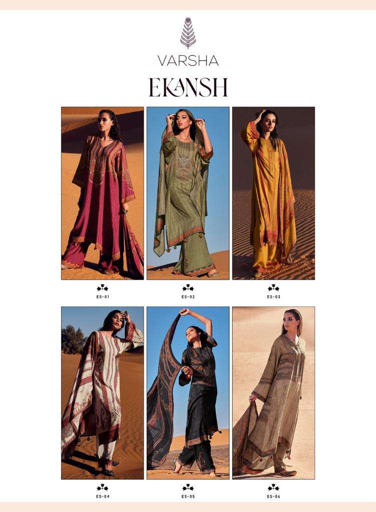 Ekansh Varsha Fashions Pashmina Suits Wholesale Rate