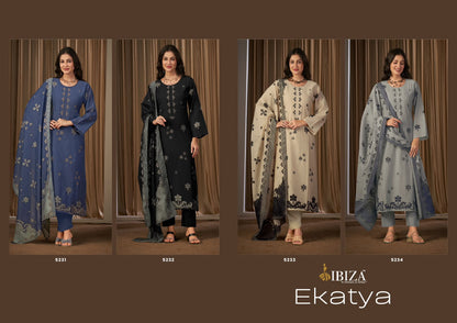 Ekatya Ibiza Muslin Pant Style Suits Manufacturer Ahmedabad