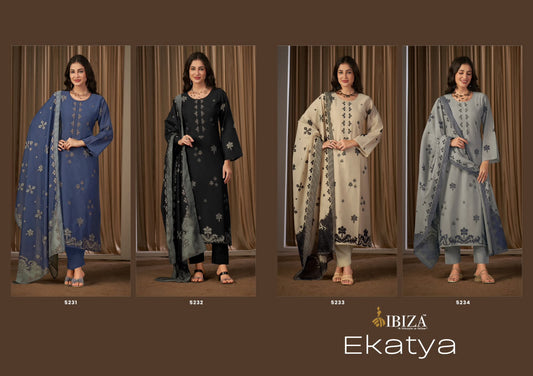 Ekatya Ibiza Muslin Pant Style Suits Manufacturer Ahmedabad