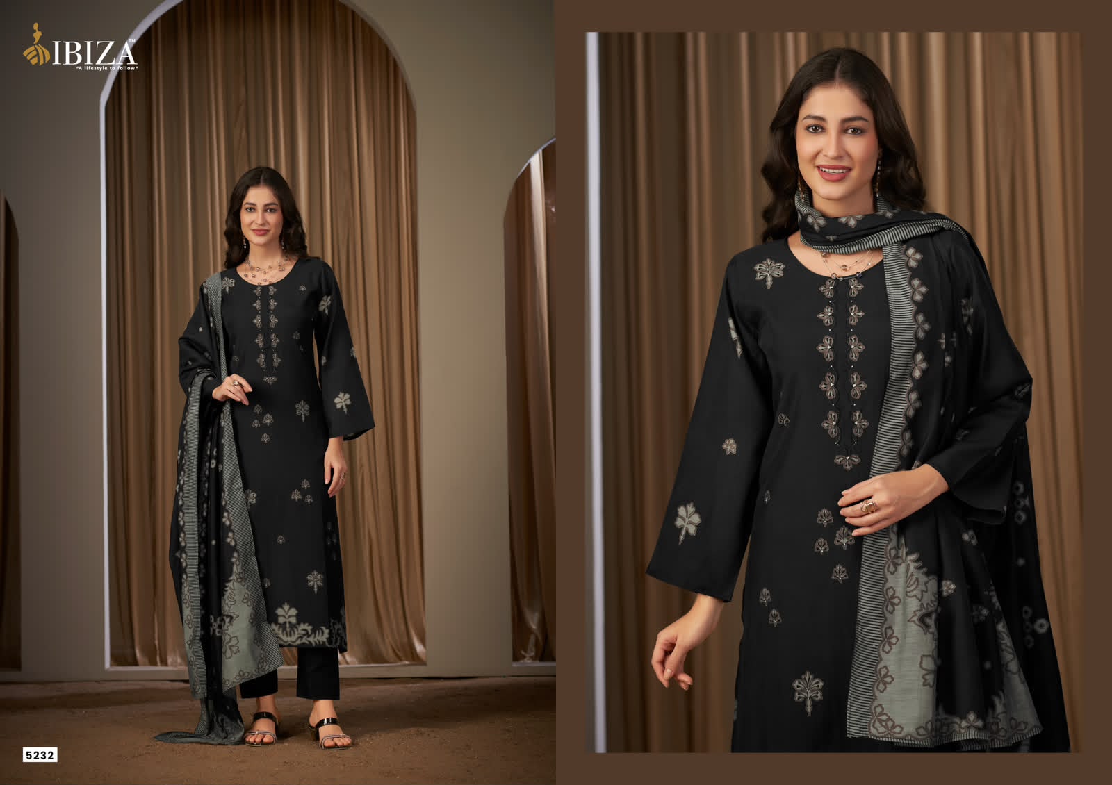 Ekatya Ibiza Muslin Pant Style Suits Manufacturer Ahmedabad