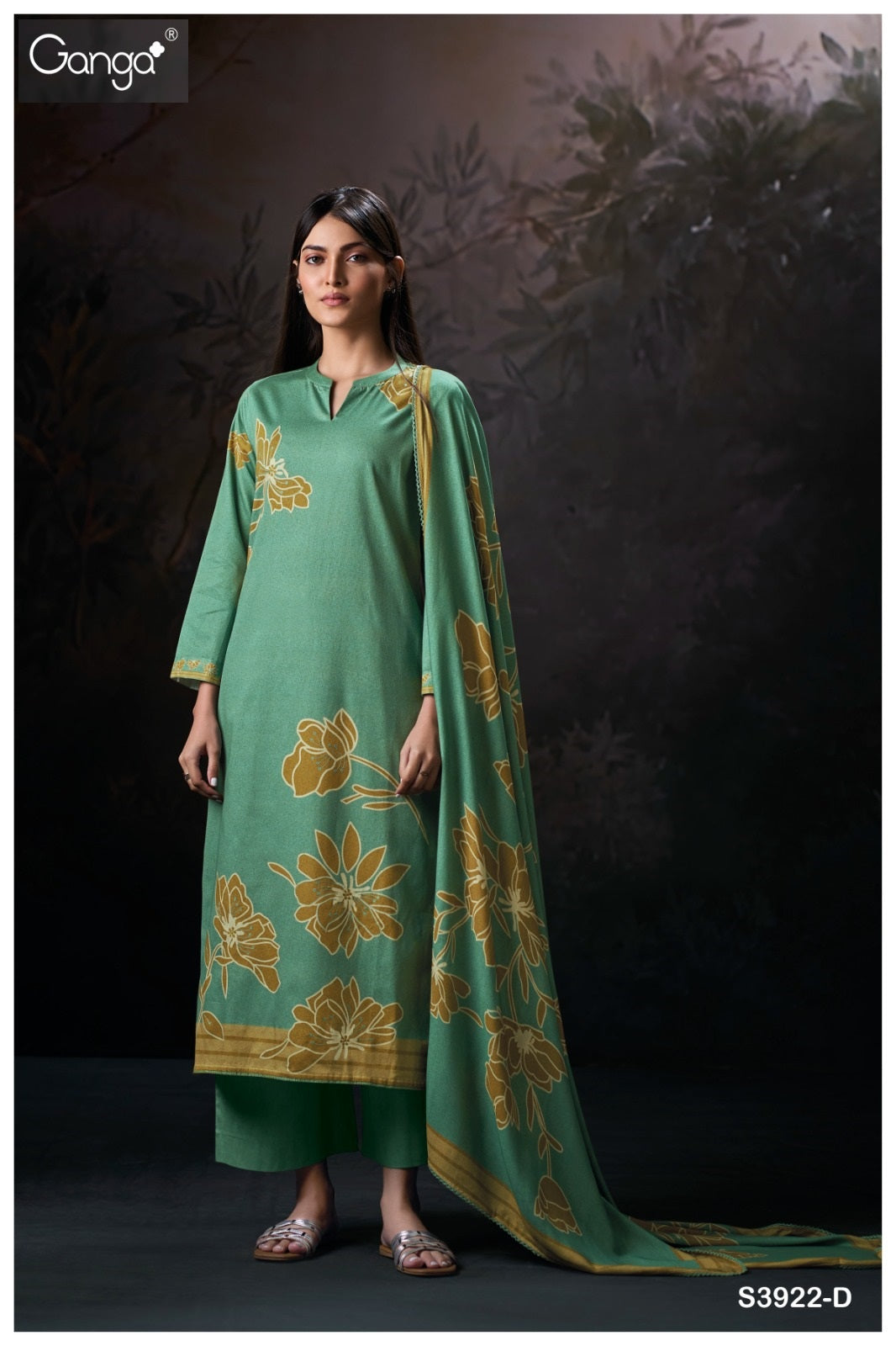 Ekisha 3922 Ganga Premium Plazzo Style Suits Exporter