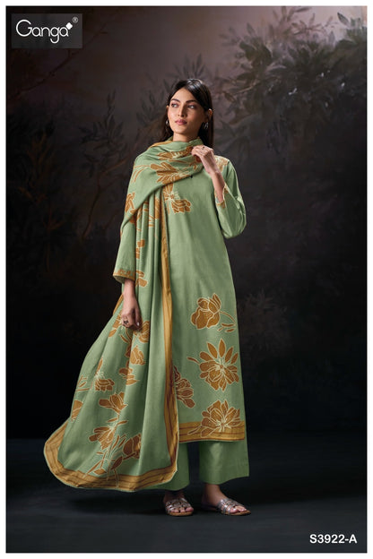 Ekisha 3922 Ganga Premium Plazzo Style Suits Exporter