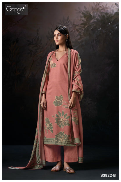 Ekisha 3922 Ganga Premium Plazzo Style Suits Exporter
