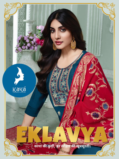 Eklavya Kaya Vertican Readymade Pant Style Suits Manufacturer India