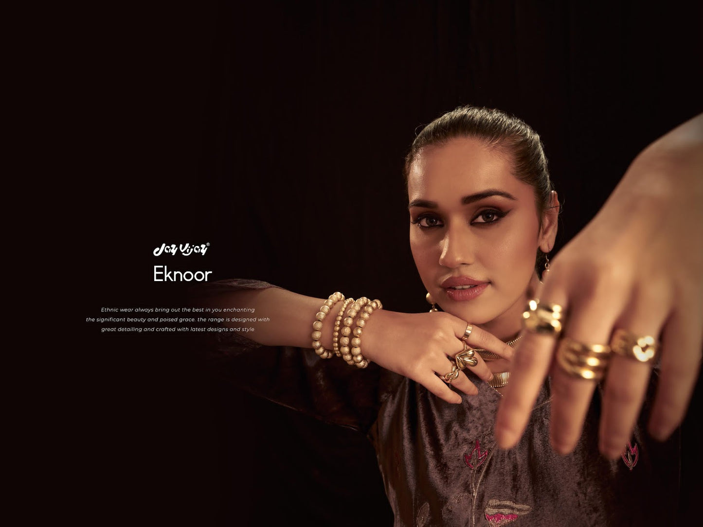 Eknoor 3225 Jay Vijay Pure Viscose Velvet Suits Wholesaler