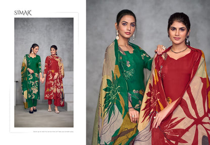 Eknoor Simar Viscose Muslin Pant Style Suits Wholesale Rate