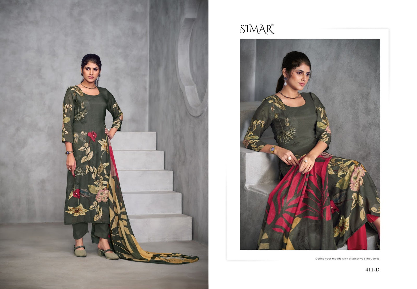 Eknoor Simar Viscose Muslin Pant Style Suits Wholesale Rate