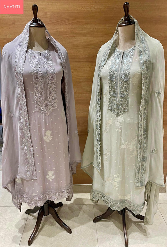 Ekreet Naariti Georgette Salwar Suits Manufacturer Ahmedabad