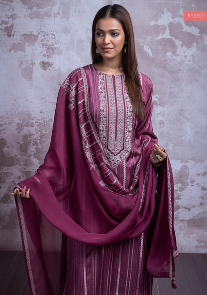 Ekrim Naariti Muslin Pant Style Suits Exporter India
