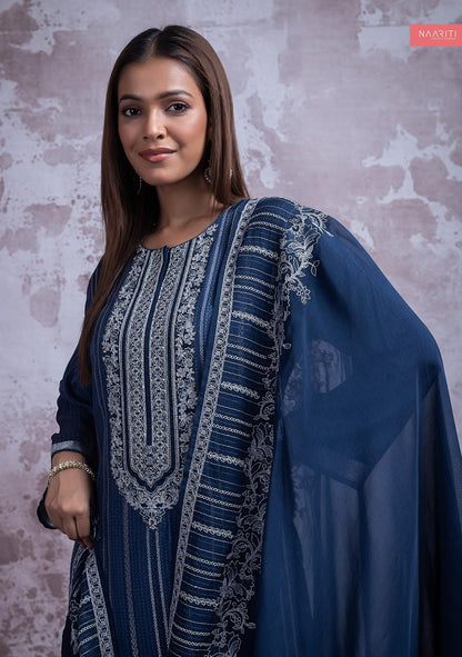Ekrim Naariti Muslin Pant Style Suits Exporter India