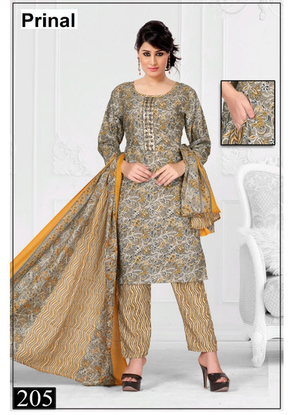 Ekta Prinal Readymade Cotton Pant Suits Wholesale Rate