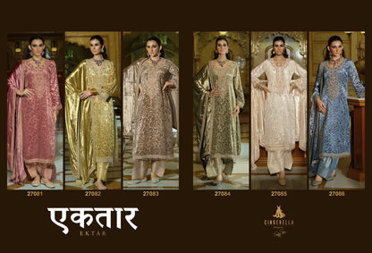 Ektar Cinderella Velvet Suits Supplier India