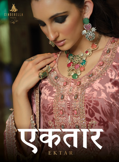 Ektar Cinderella Velvet Suits Supplier India