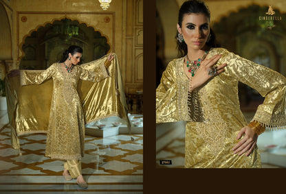 Ektar Cinderella Velvet Suits Supplier India