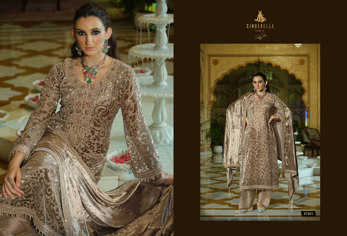 Ektar Cinderella Velvet Suits Supplier India