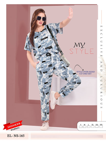 El Ns 165 Mnt Sinker Co Ord Set Exporter Ahmedabad