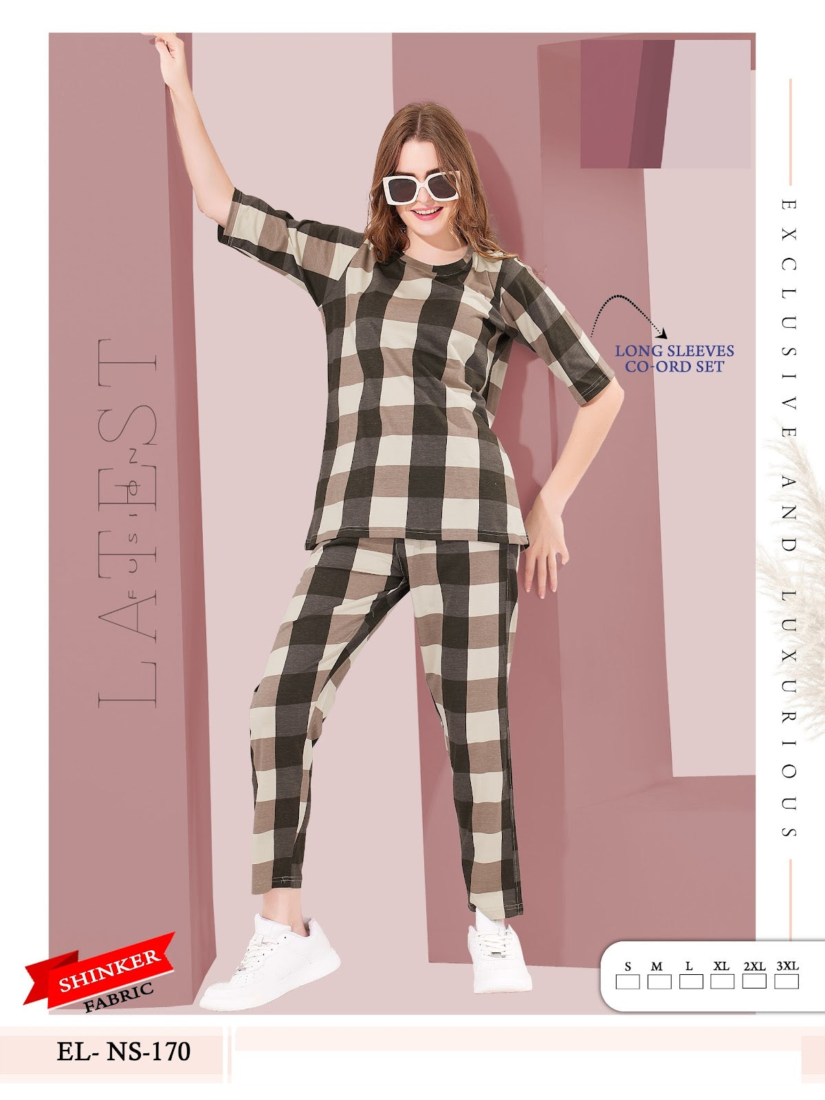 El Ns 170 Mnt Sinker Co Ord Set Exporter Gujarat