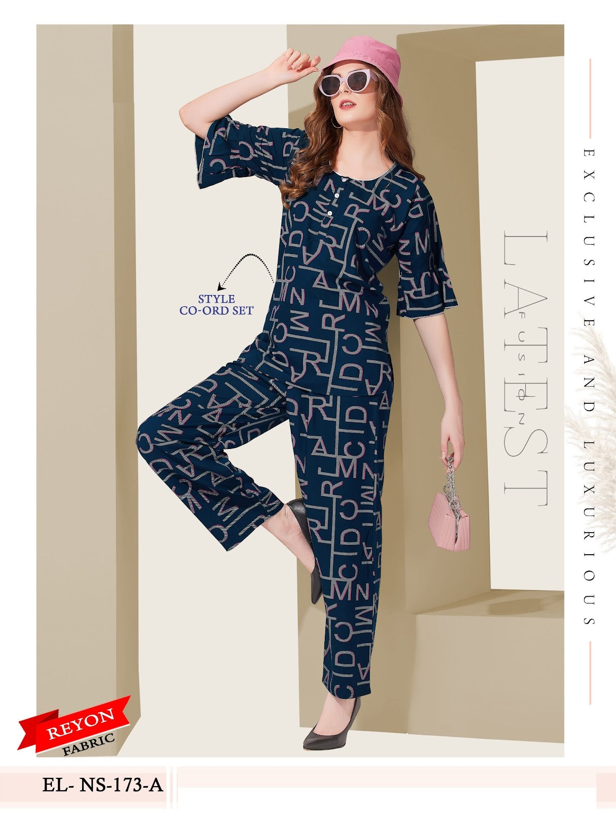 El Ns 173 A Mnt Reyon Co Ord Set Manufacturer Gujarat